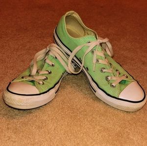 Spring green Converse